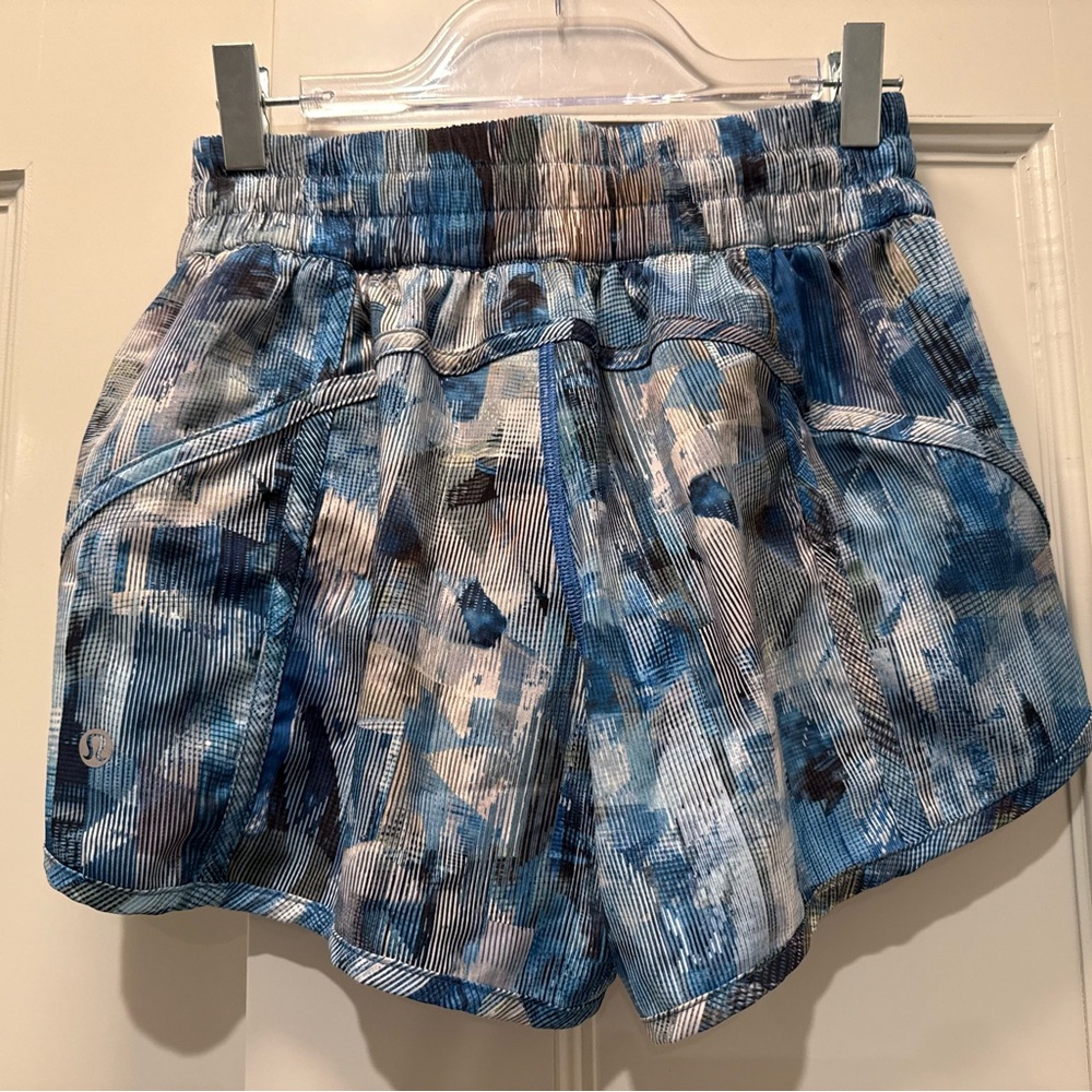 Lululemon Blue and Gray Athletic Short